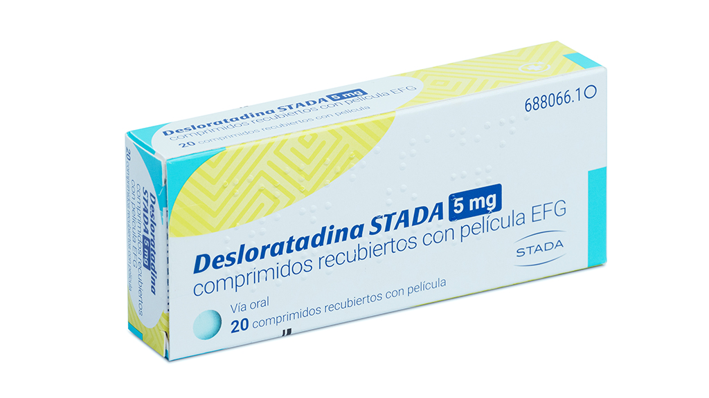 DESLORATADINA STADA EFG 5 mg 20 COMPRIMIDOS RECUBIERTOS