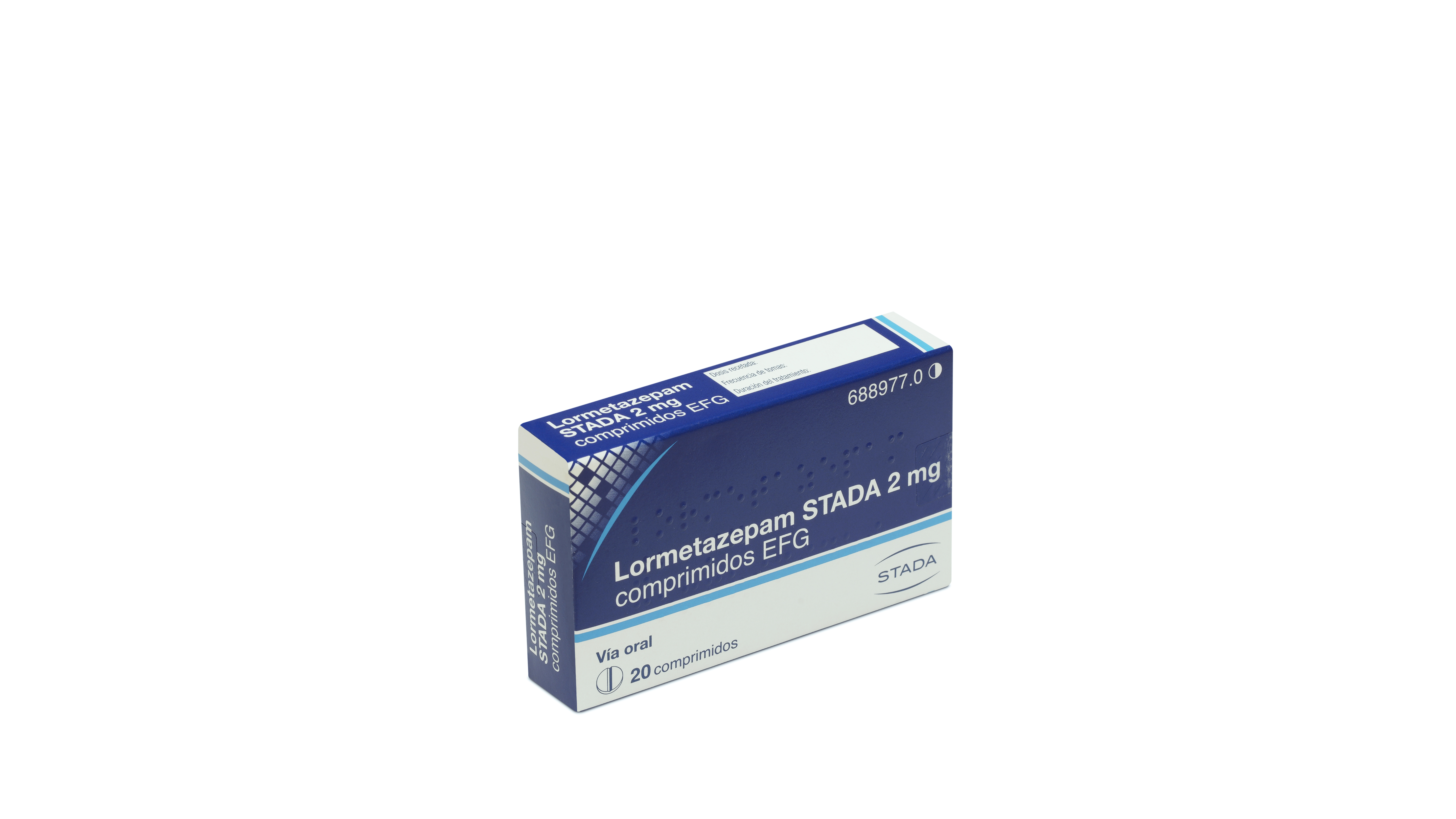 LORMETAZEPAM STADA EFG 2 mg 20 COMPRIMIDOS