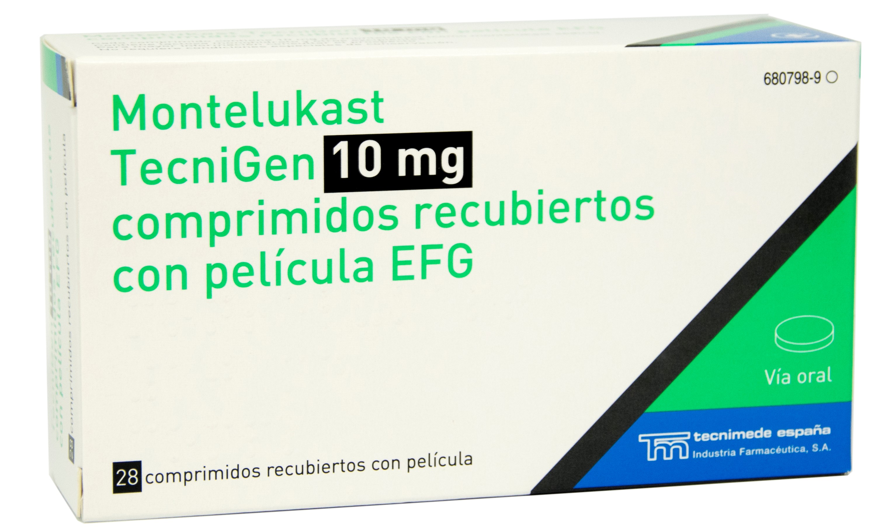 MONTELUKAST TECNIGEN EFG 10 mg 28 COMPRIMIDOS RECUBIERTOS