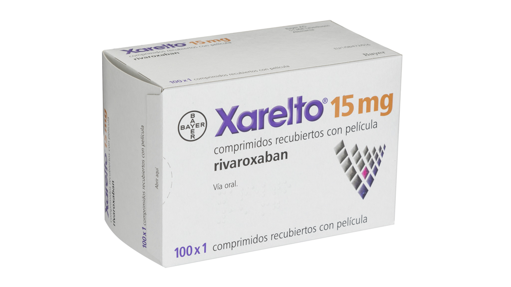 XARELTO 15 mg 100 COMPRIMIDOS RECUBIERTOS