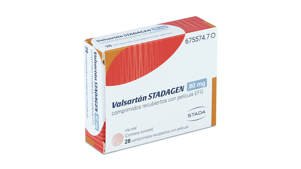 Valsartan Stadafarma Efg 80 Mg 56 Comprimidos Recubiertos Farmacéuticos