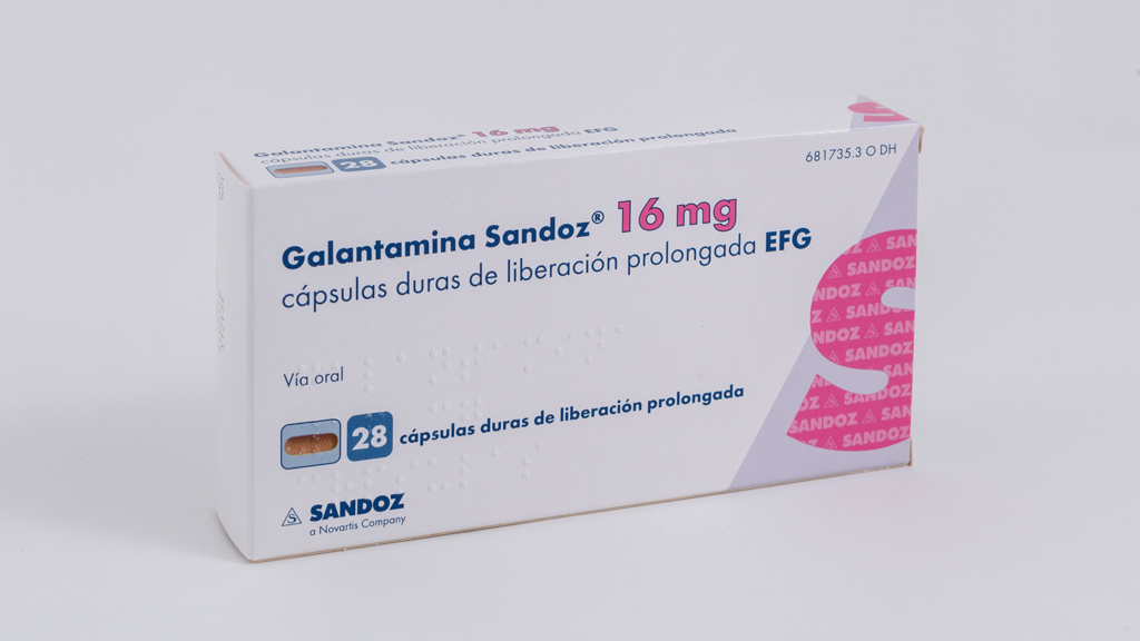 GALANTAMINA SANDOZ EFG 16 mg 28 CAPSULAS LIBERACION PROLONGADA