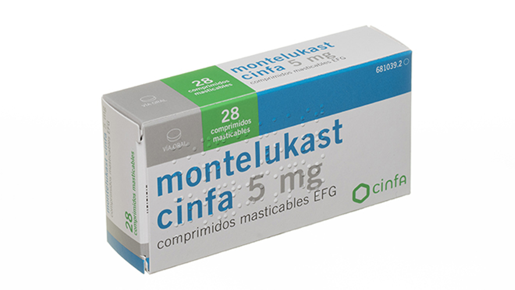MONTELUKAST CINFA EFG 5 mg 200 COMPRIMIDOS MASTICABLES