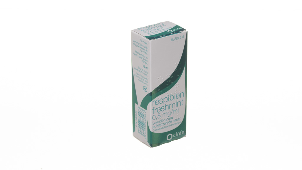 RESPIBIEN FRESHMINT 0,5 mg/ml SOLUCION PARA PULVERIZACION NASAL 1 FRASCO 15 ml