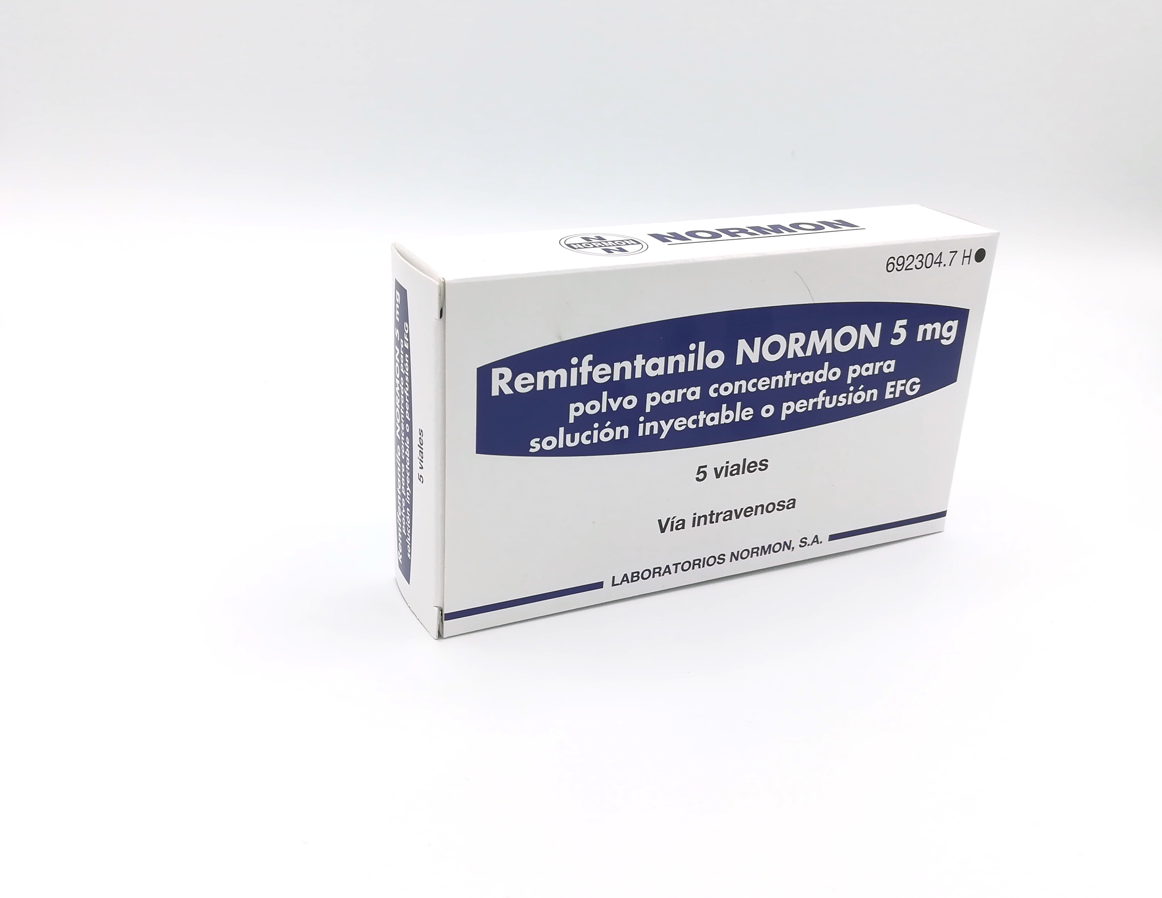 REMIFENTANILO NORMON EFG 5 mg 5 VIALES POLVO PARA CONCENTRADO PARA SOLUCION INYECTABLE Y PARA PERFUSION
