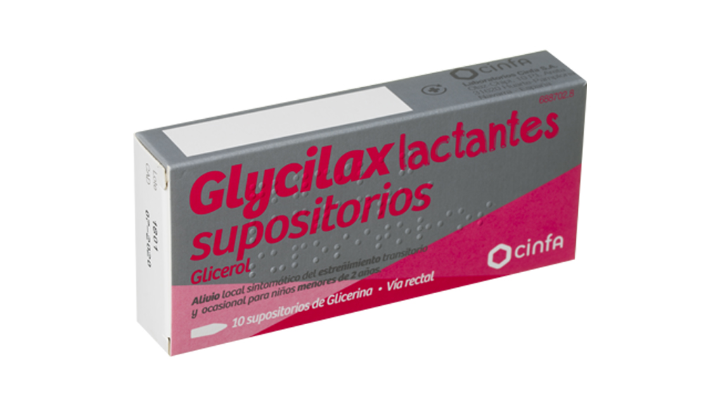 GLYCILAX LACTANTES 0,672 g 10 SUPOSITORIOS