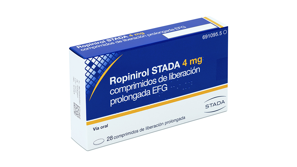 ROPINIROL STADA EFG 4 mg 28 COMPRIMIDOS LIBERACION PROLONGADA FRASCO