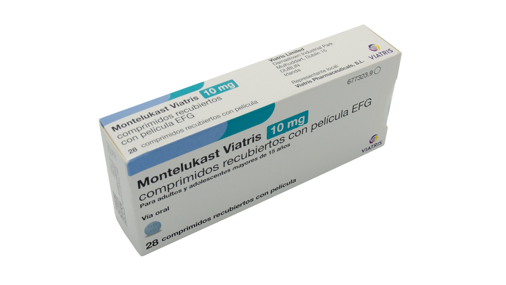MONTELUKAST VIATRIS EFG 10 mg 28 COMPRIMIDOS RECUBIERTOS