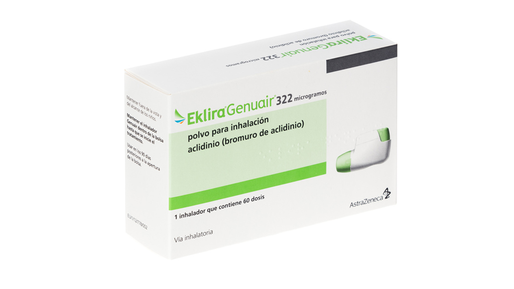 EKLIRA GENUAIR 322 microgramos POLVO PARA INHALACION 1 INHALADOR 60 DOSIS