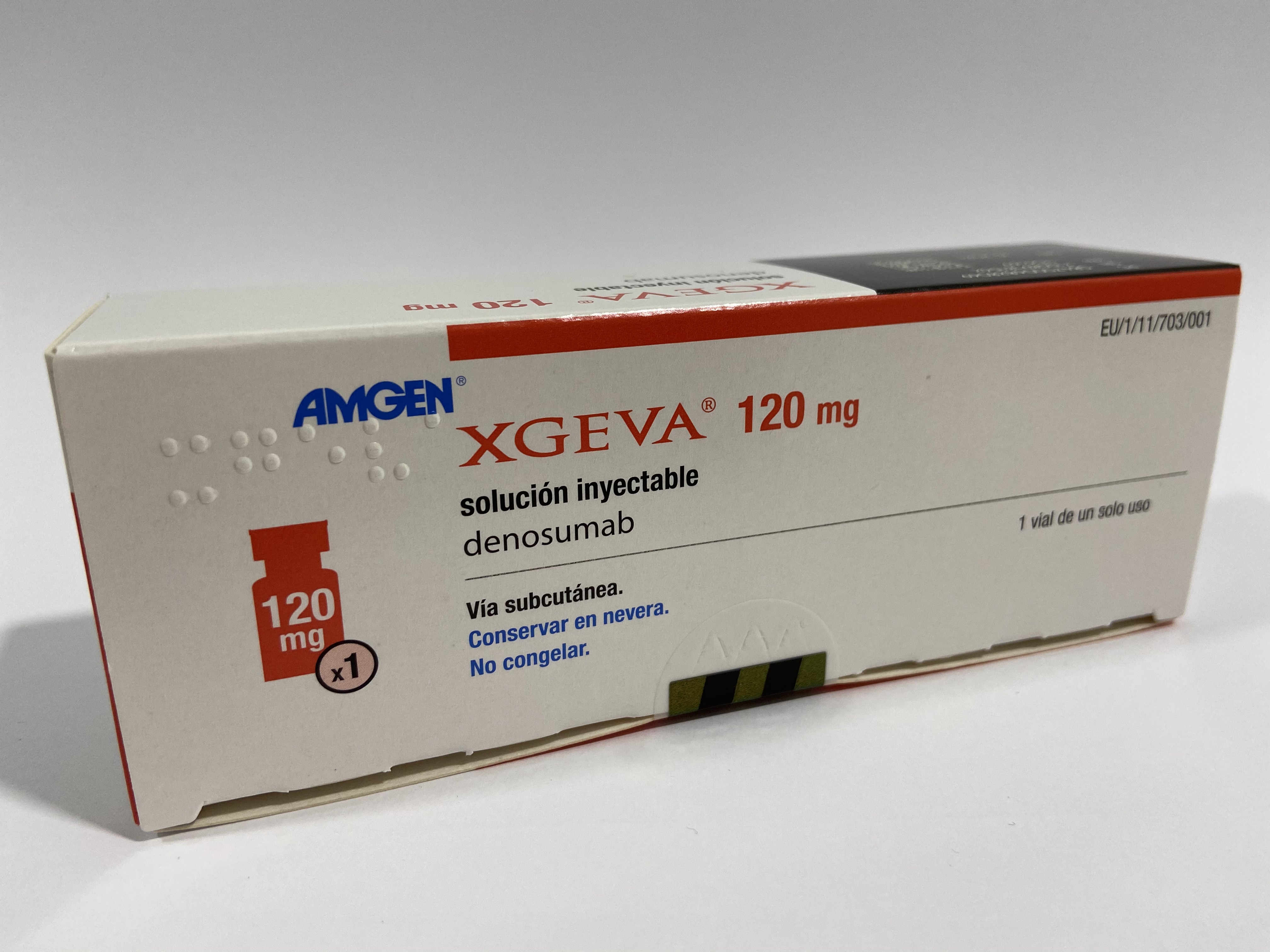 XGEVA 120 mg 1 VIAL SOLUCION INYECTABLE 1,7 ml