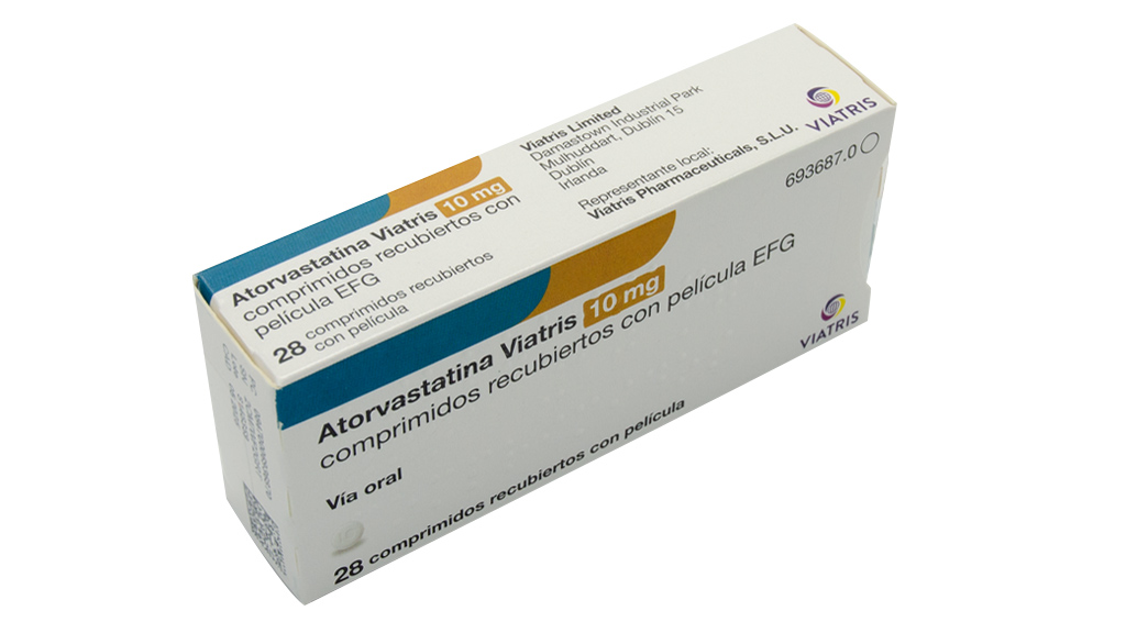 Atorvastatina Viatris Efg 10 Mg 28 Comprimidos Recubiertos Blister Opa