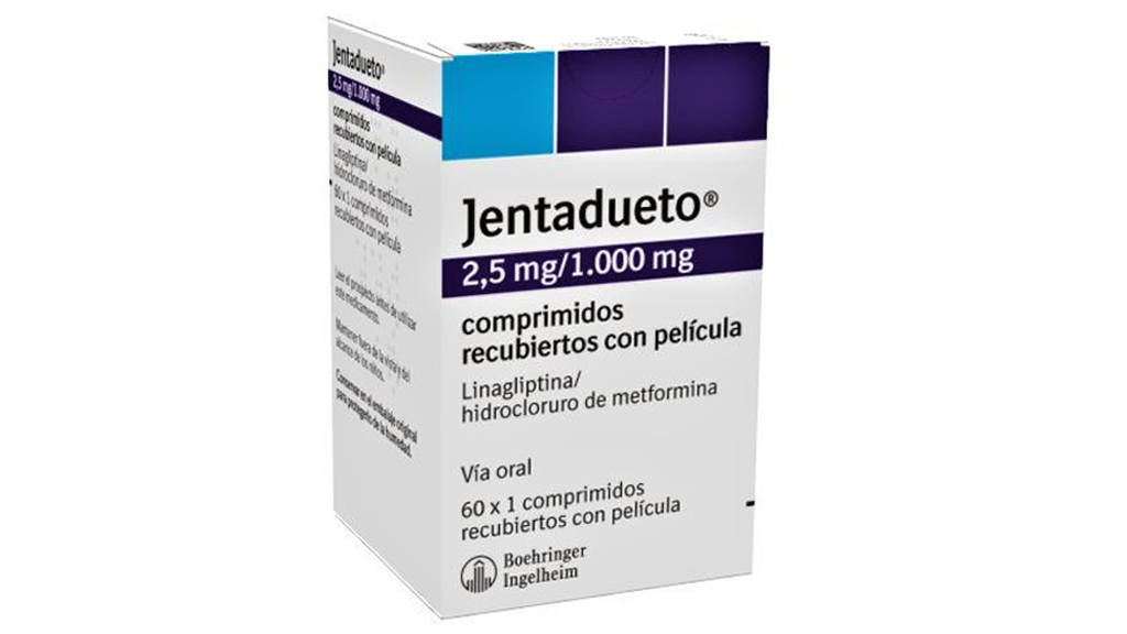 JENTADUETO 2,5 mg/1000 mg 60 COMPRIMIDOS RECUBIERTOS