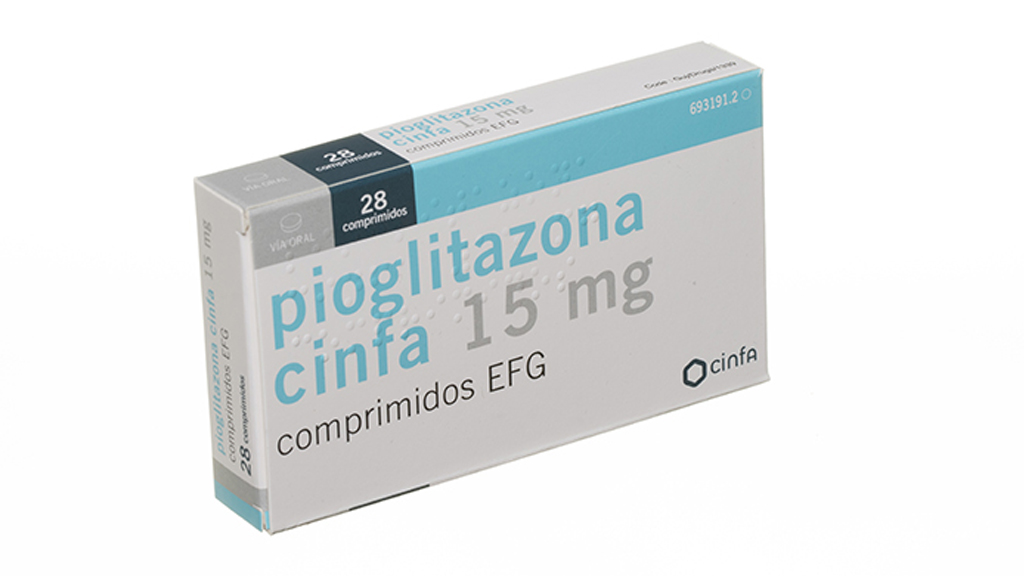 PIOGLITAZONA CINFA EFG 15 mg 196 COMPRIMIDOS