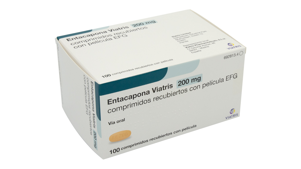 ENTACAPONA VIATRIS EFG 200 mg 100 COMPRIMIDOS RECUBIERTOS