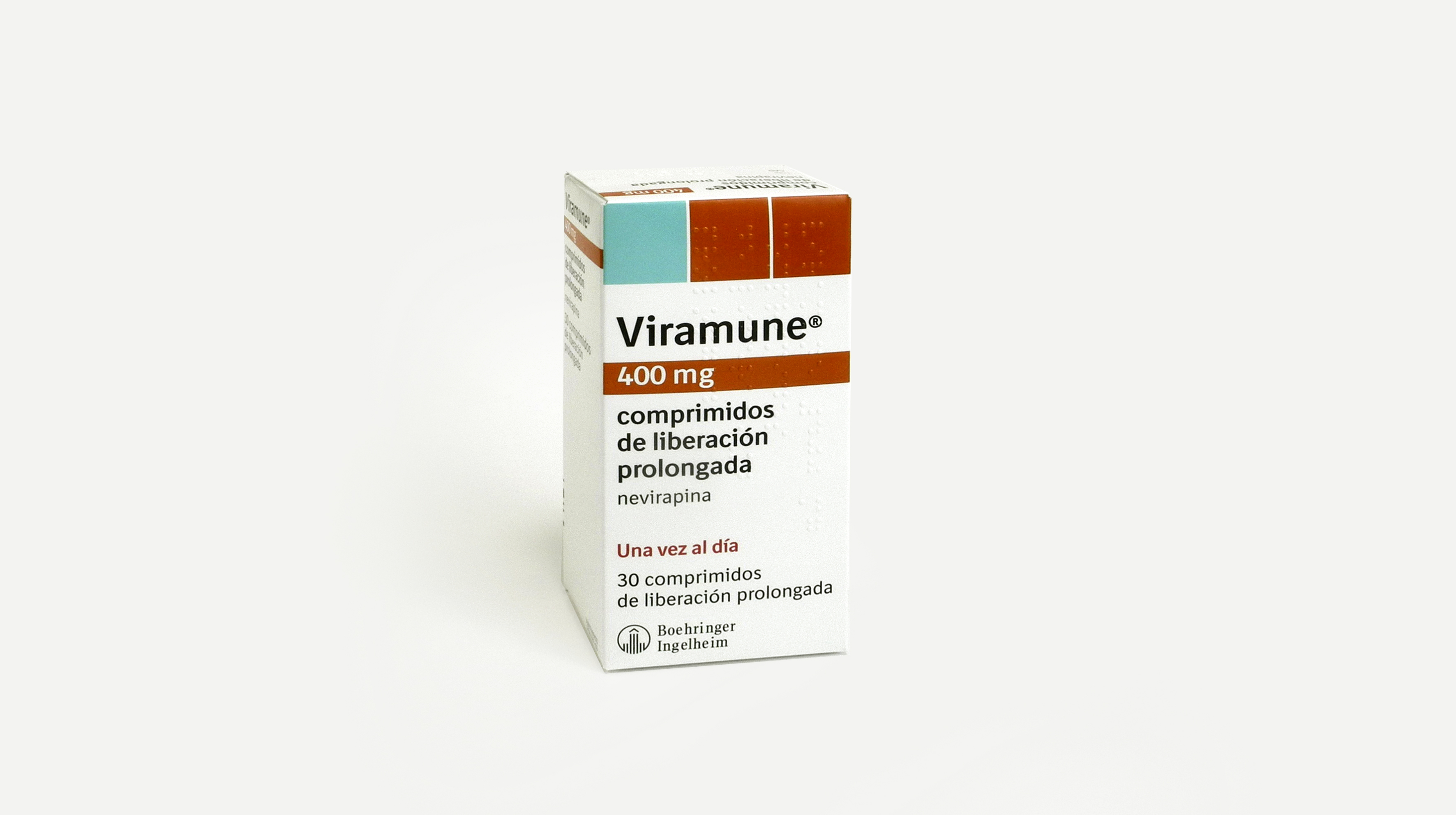 VIRAMUNE 400 mg 30 COMPRIMIDOS LIBERACION PROLONGADA