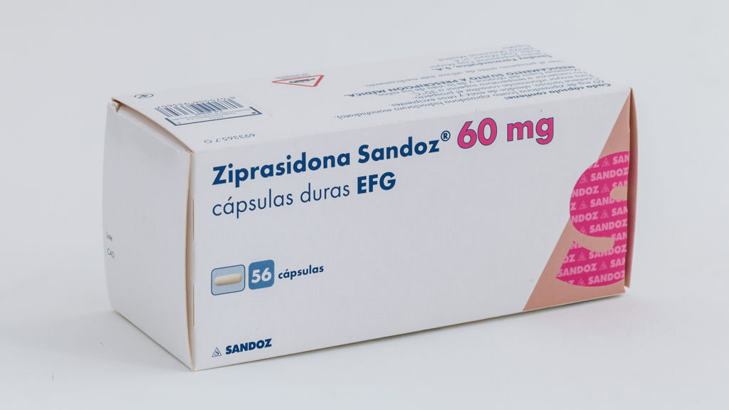 ZIPRASIDONA SANDOZ EFG 60 mg 56 CAPSULAS