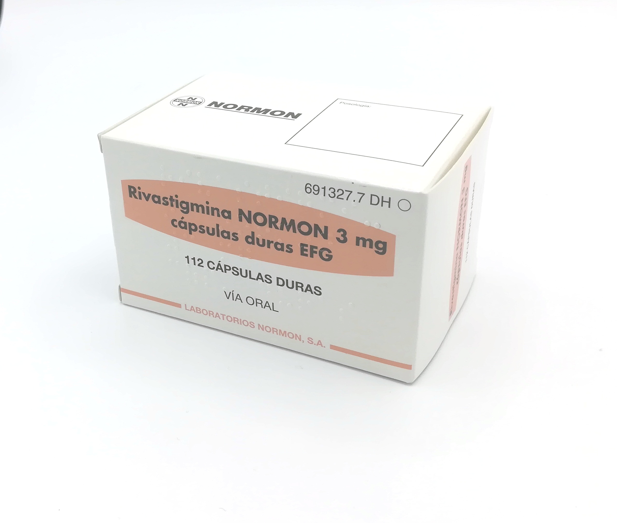 RIVASTIGMINA NORMON EFG 3 mg 112 CAPSULAS BLISTER Al/PVC/PVDC