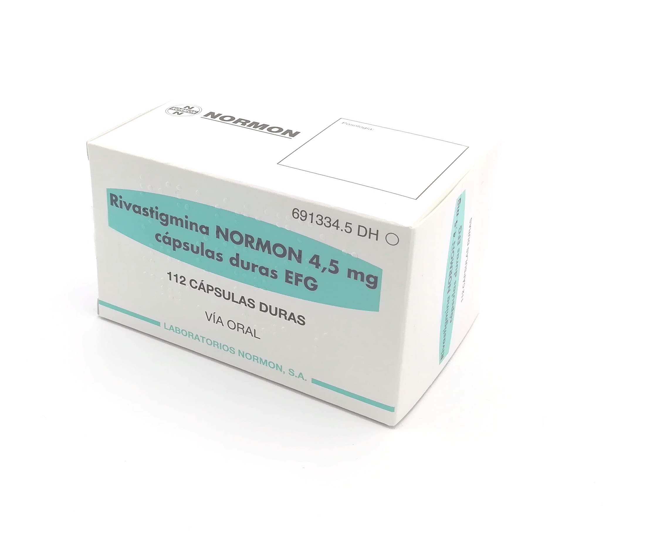 RIVASTIGMINA NORMON EFG 4,5 mg 112 CAPSULAS BLISTER Al/PVC