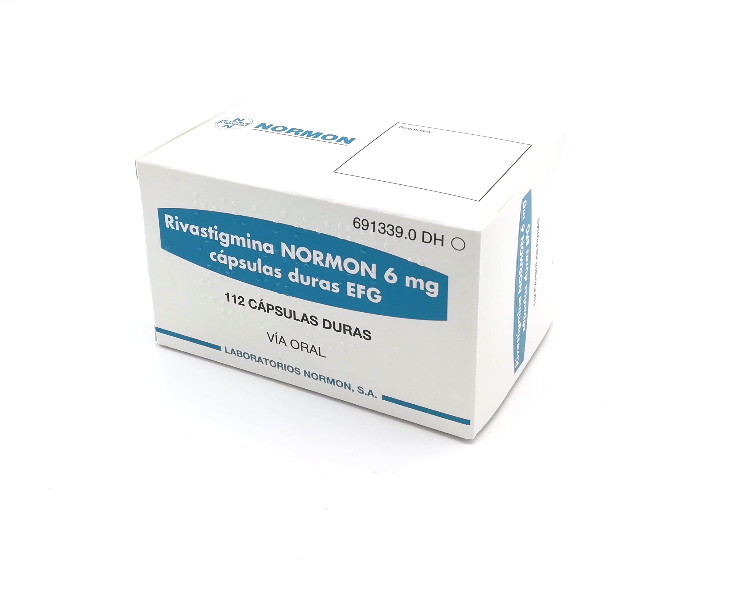 RIVASTIGMINA NORMON EFG 6 mg 56 CAPSULAS BLISTER Al/PVC/PVDC