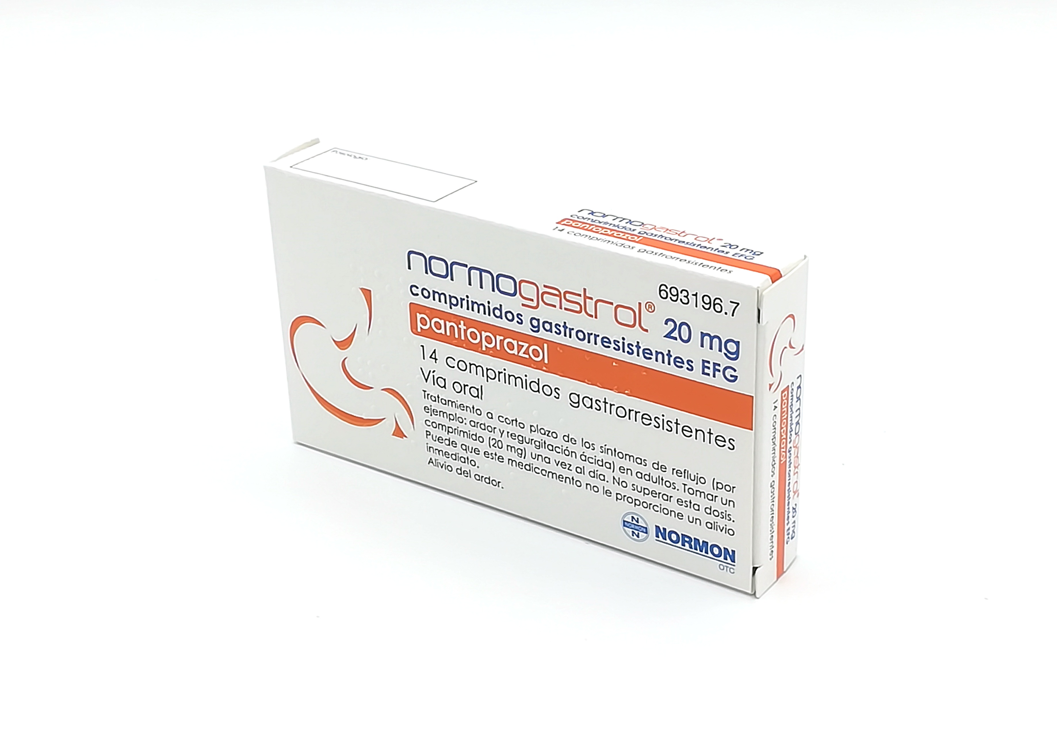 NORMOGASTROL EFG 20 mg 14 COMPRIMIDOS GASTRORRESISTENTES