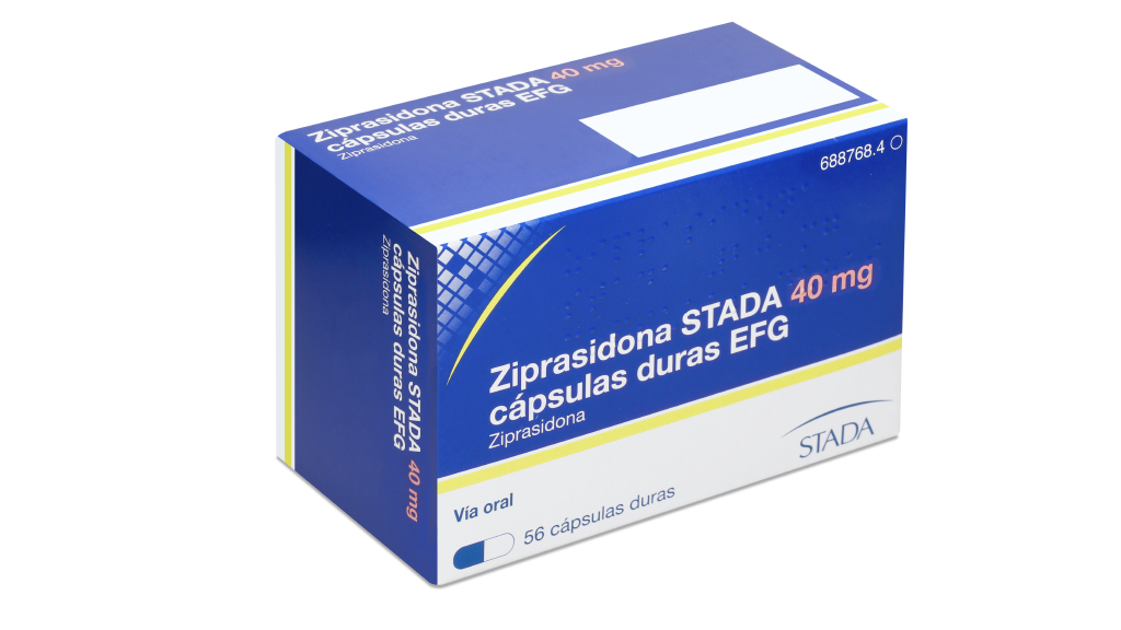 ZIPRASIDONA STADA EFG 40 mg 14 CAPSULAS