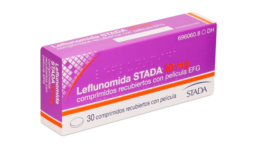 LEFLUNOMIDA STADA EFG 20 mg 30 COMPRIMIDOS RECUBIERTOS