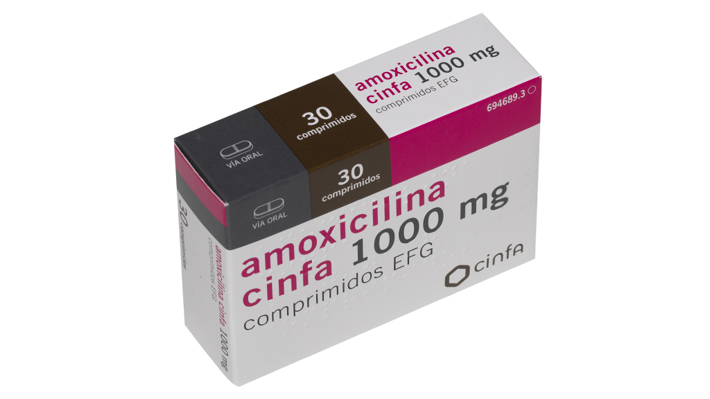 AMOXICILINA CINFA EFG 1000 mg 500 COMPRIMIDOS