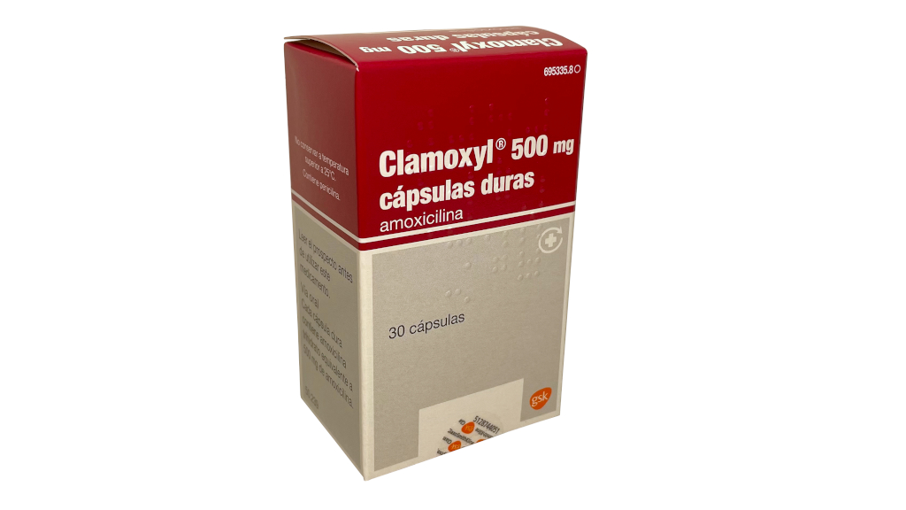 CLAMOXYL 500 mg 30 CAPSULAS