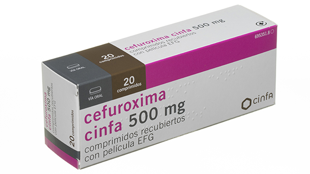 CEFUROXIMA CINFA EFG 500 mg 20 COMPRIMIDOS RECUBIERTOS