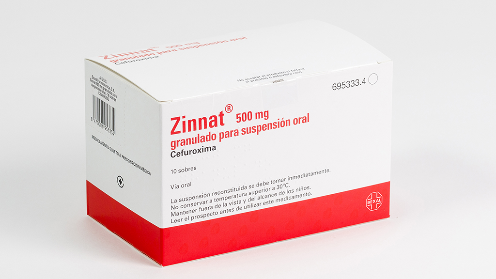 ZINNAT 500 mg 10 SOBRES GRANULADO PARA SUSPENSION ORAL