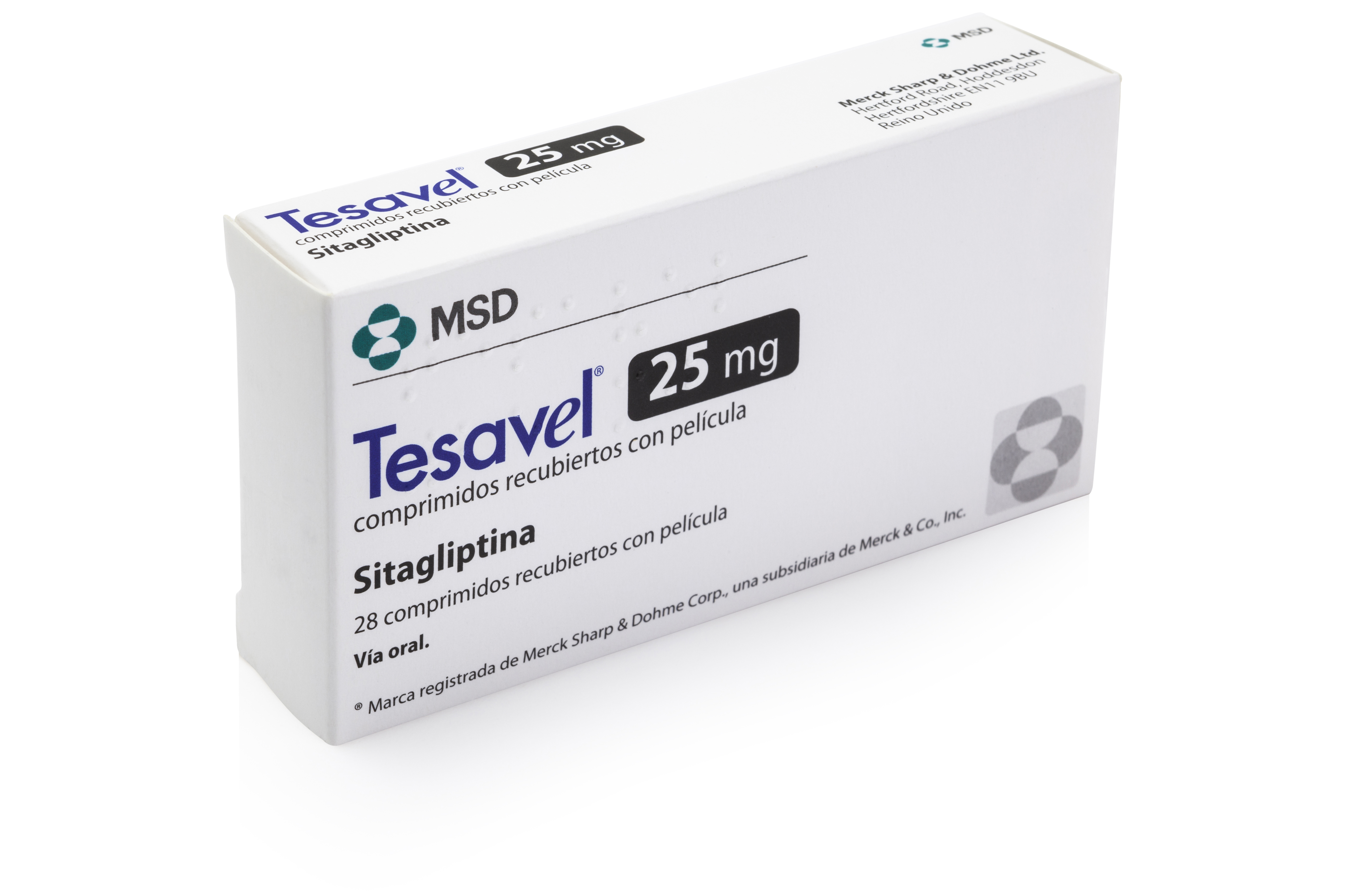 TESAVEL 25 mg 28 COMPRIMIDOS RECUBIERTOS
