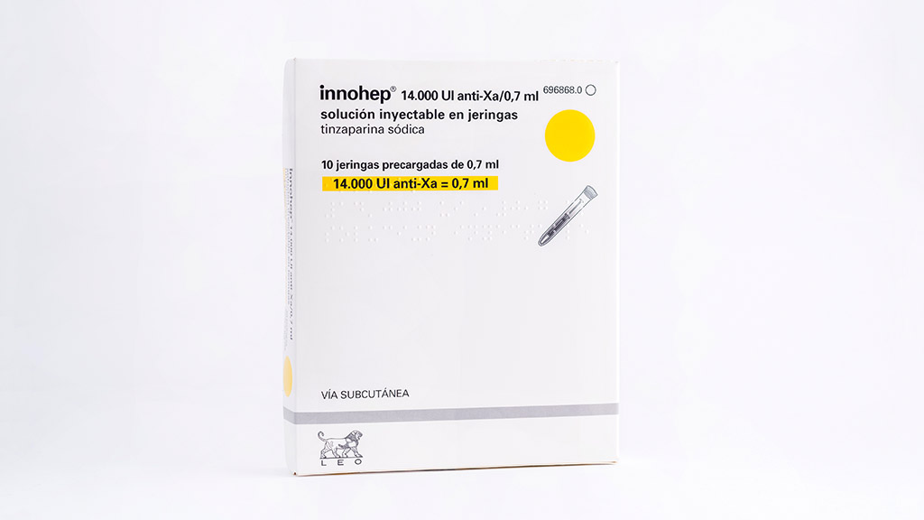 INNOHEP 14.000 UI ANTI-Xa/0,7 ml 10 JERINGAS PRECARGADAS SOLUCION INYECTABLE 0,7 ml