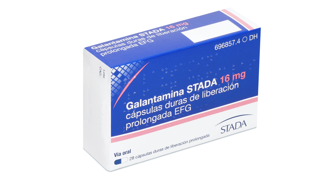 GALANTAMINA STADA EFG 16 mg 28 CAPSULAS LIBERACION PROLONGADA