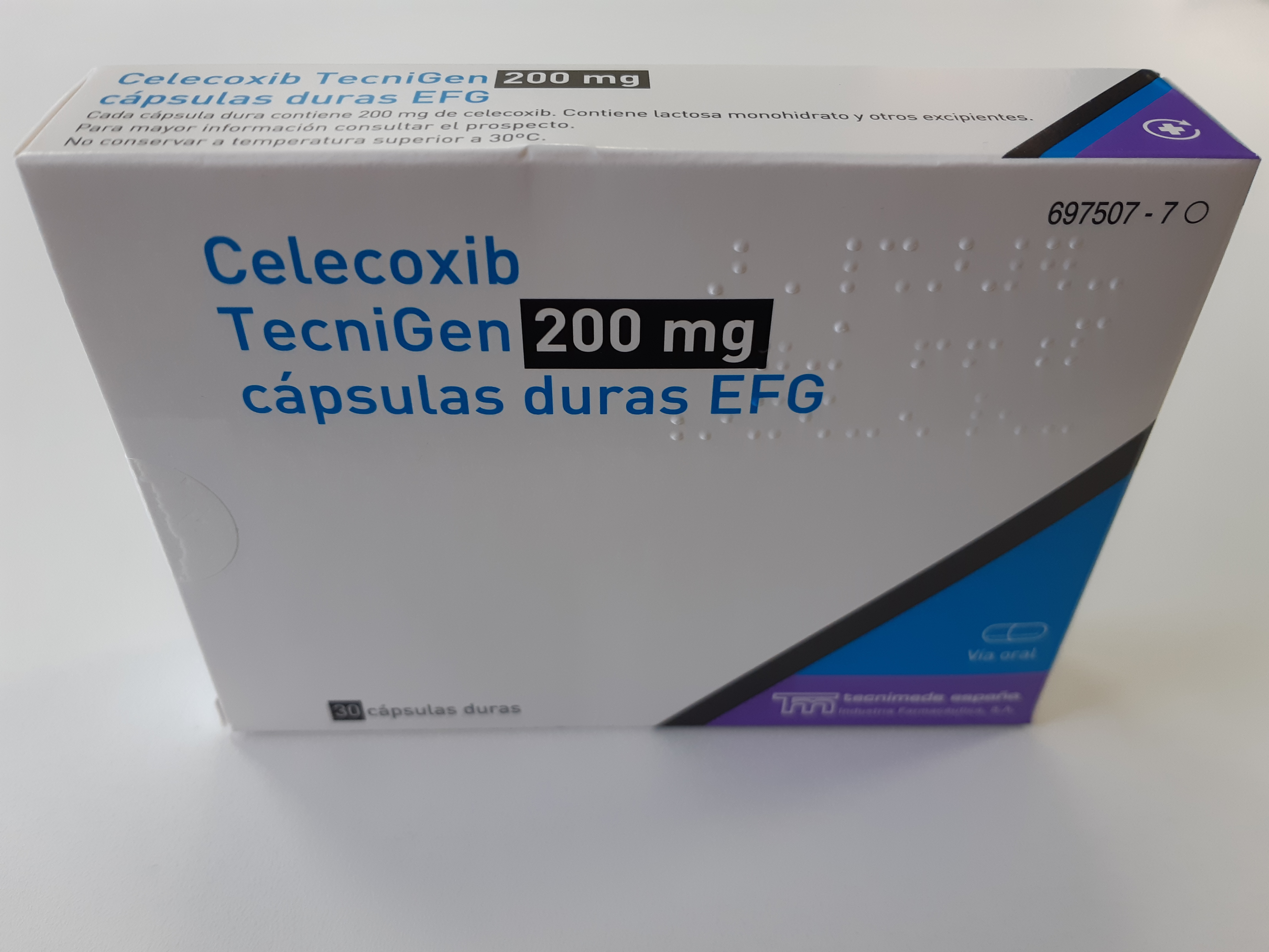 CELECOXIB TECNIGEN EFG 200 mg 30 CAPSULAS