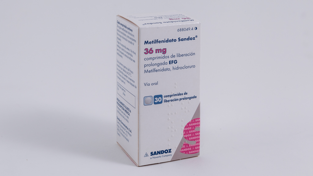 METILFENIDATO SANDOZ EFG 36 mg 30 COMPRIMIDOS LIBERACION PROLONGADA -  Farmacéuticos