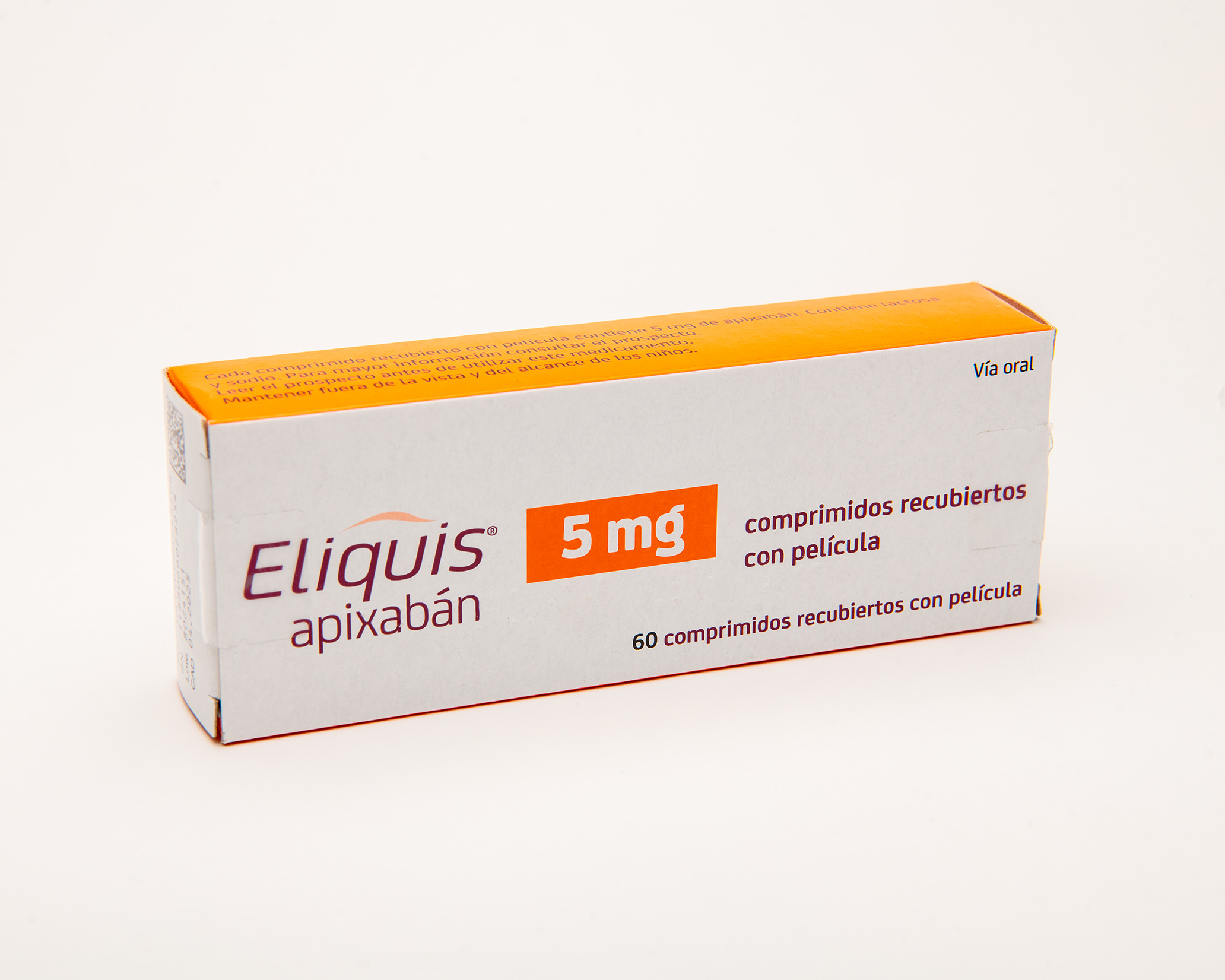 Eliquis 5 Mg 60 Comprimidos Recubiertos Farmacéuticos Eliquis 5 Mg 60 Comprimidos Recubiertos Farmacéuticos