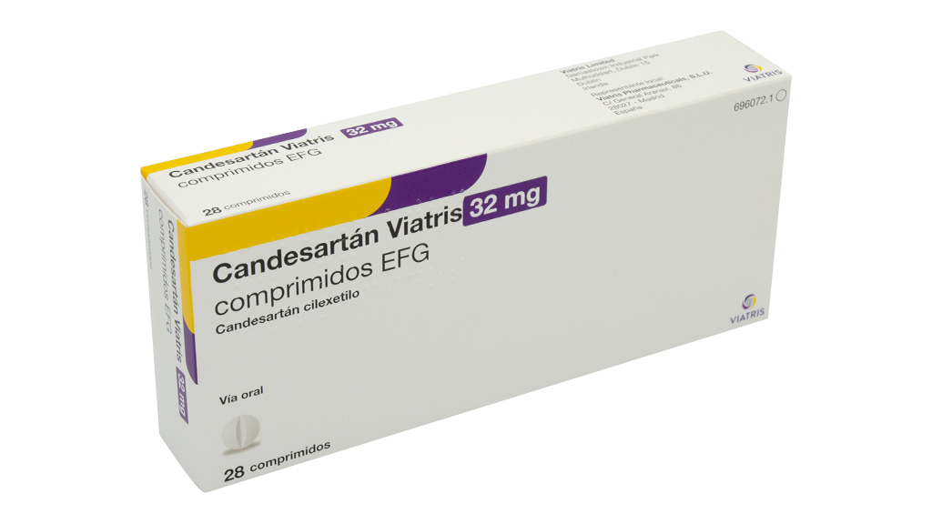 CANDESARTAN VIATRIS EFG 32 mg 28 COMPRIMIDOS