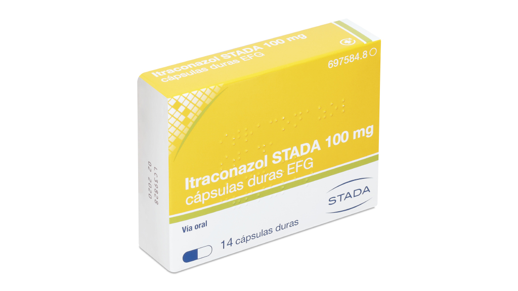 ITRACONAZOL STADA EFG 100 mg 14 CAPSULAS