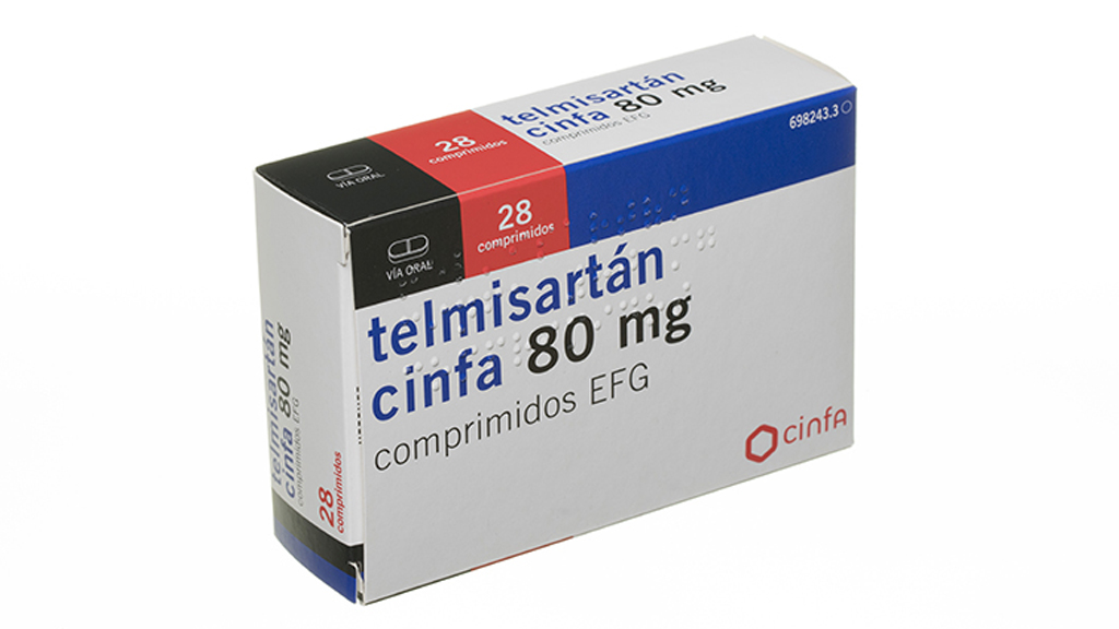 TELMISARTAN CINFA EFG 80 mg 28 COMPRIMIDOS