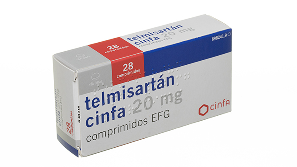 Telmisartan Cinfa Efg 20 Mg 28 Comprimidos - Farmacéuticos