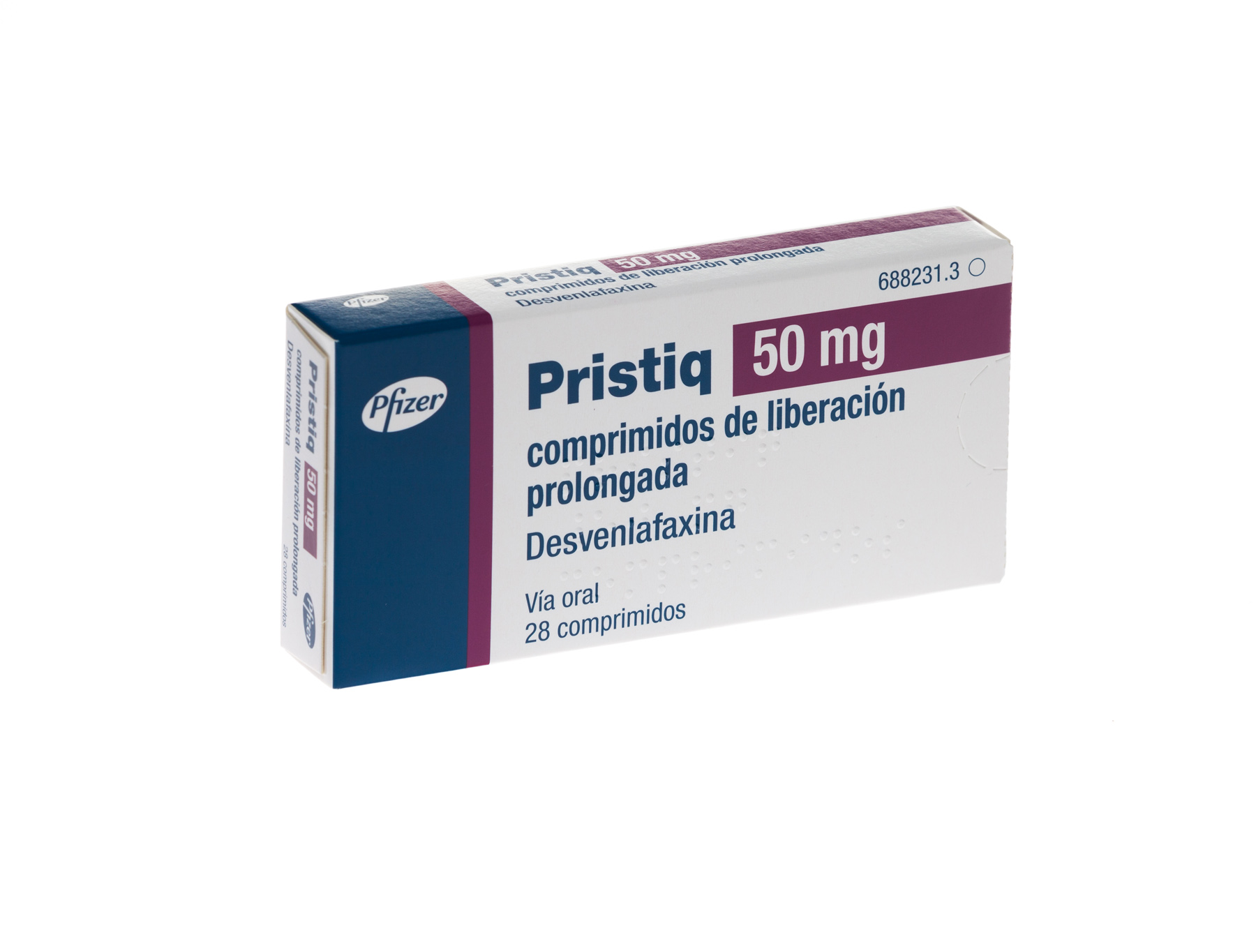 PRISTIQ 50 mg 28 COMPRIMIDOS LIBERACION PROLONGADA