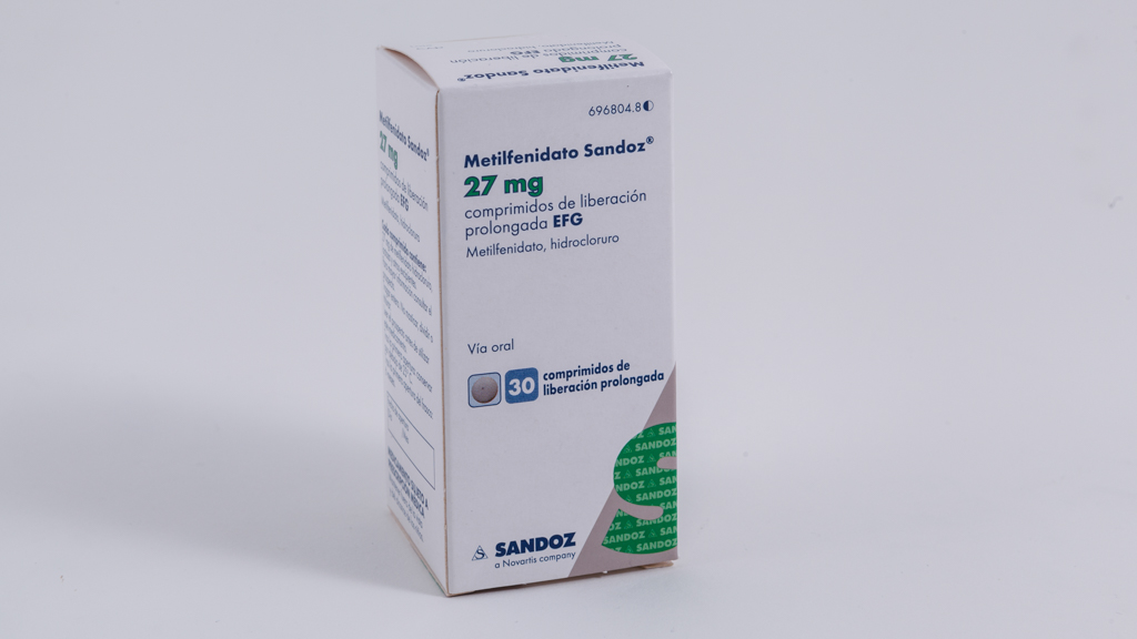 METILFENIDATO SANDOZ EFG 27 mg 30 COMPRIMIDOS LIBERACION PROLONGADA