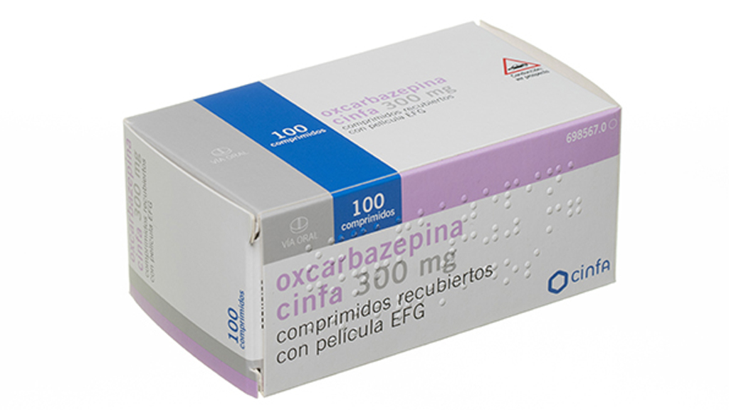 OXCARBAZEPINA CINFA EFG 300 mg 100 COMPRIMIDOS RECUBIERTOS
