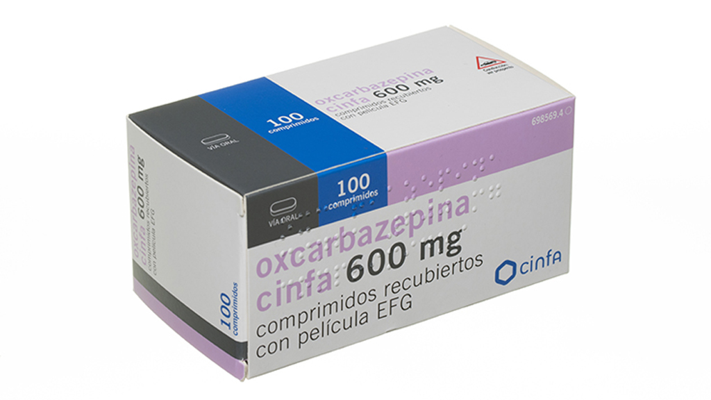 OXCARBAZEPINA CINFA EFG 600 mg 100 COMPRIMIDOS RECUBIERTOS