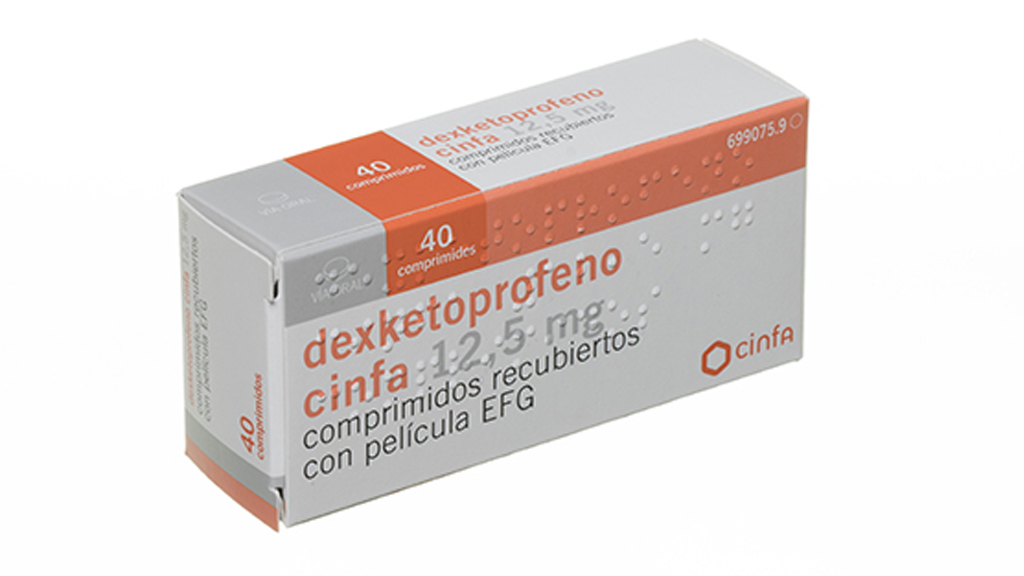 DEXKETOPROFENO CINFA EFG 12,5 mg 20 COMPRIMIDOS RECUBIERTOS