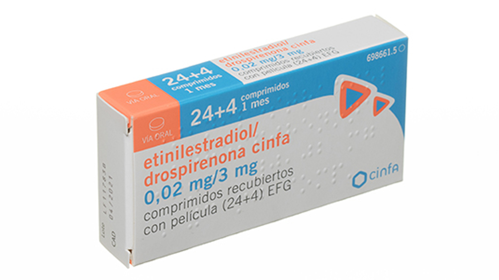 Drospirenona/Etinilestradiol Cinfalab Efg 3 Mg/0,02 Mg 3 X 28