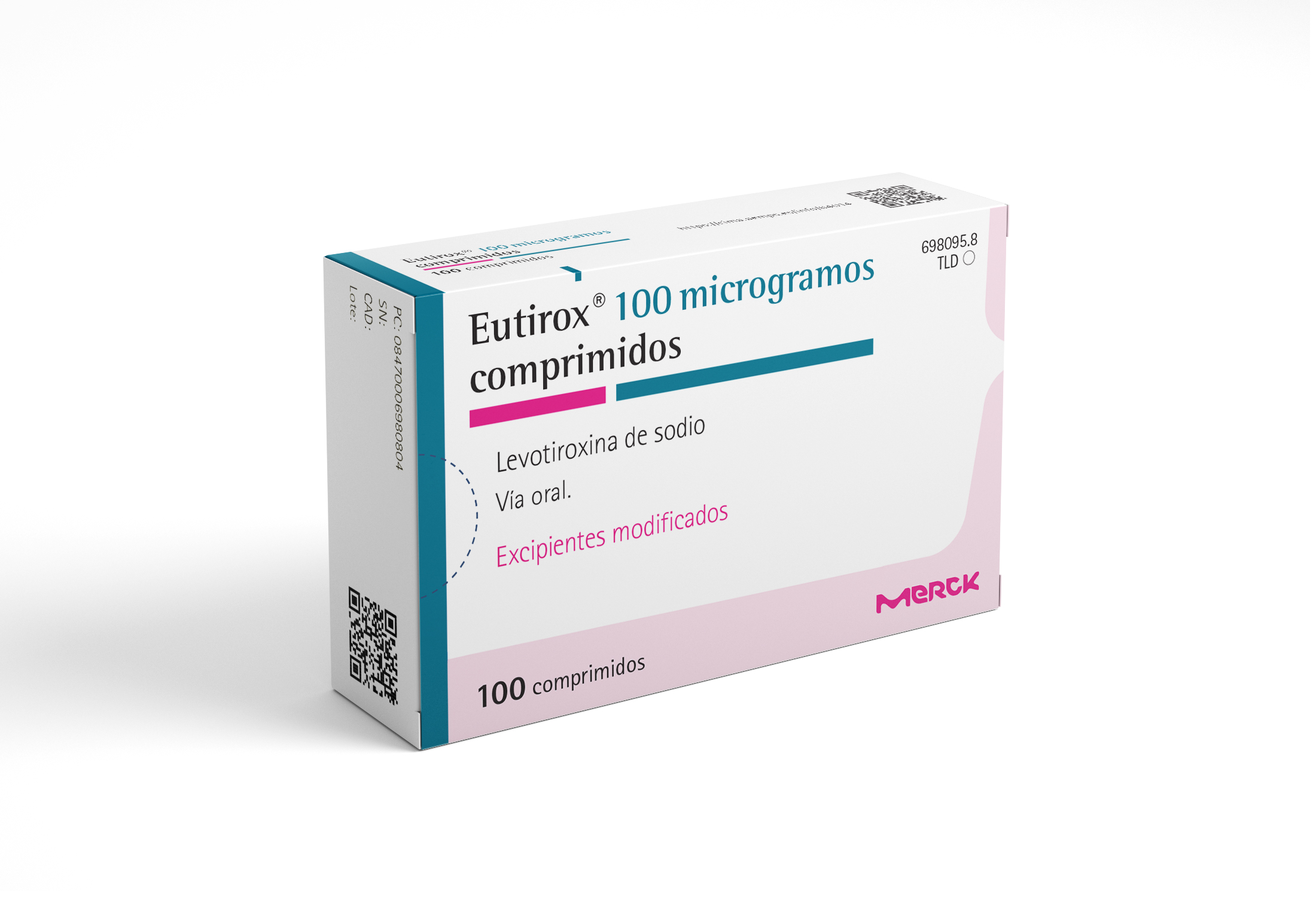 EUTIROX 100 microgramos 100 COMPRIMIDOS