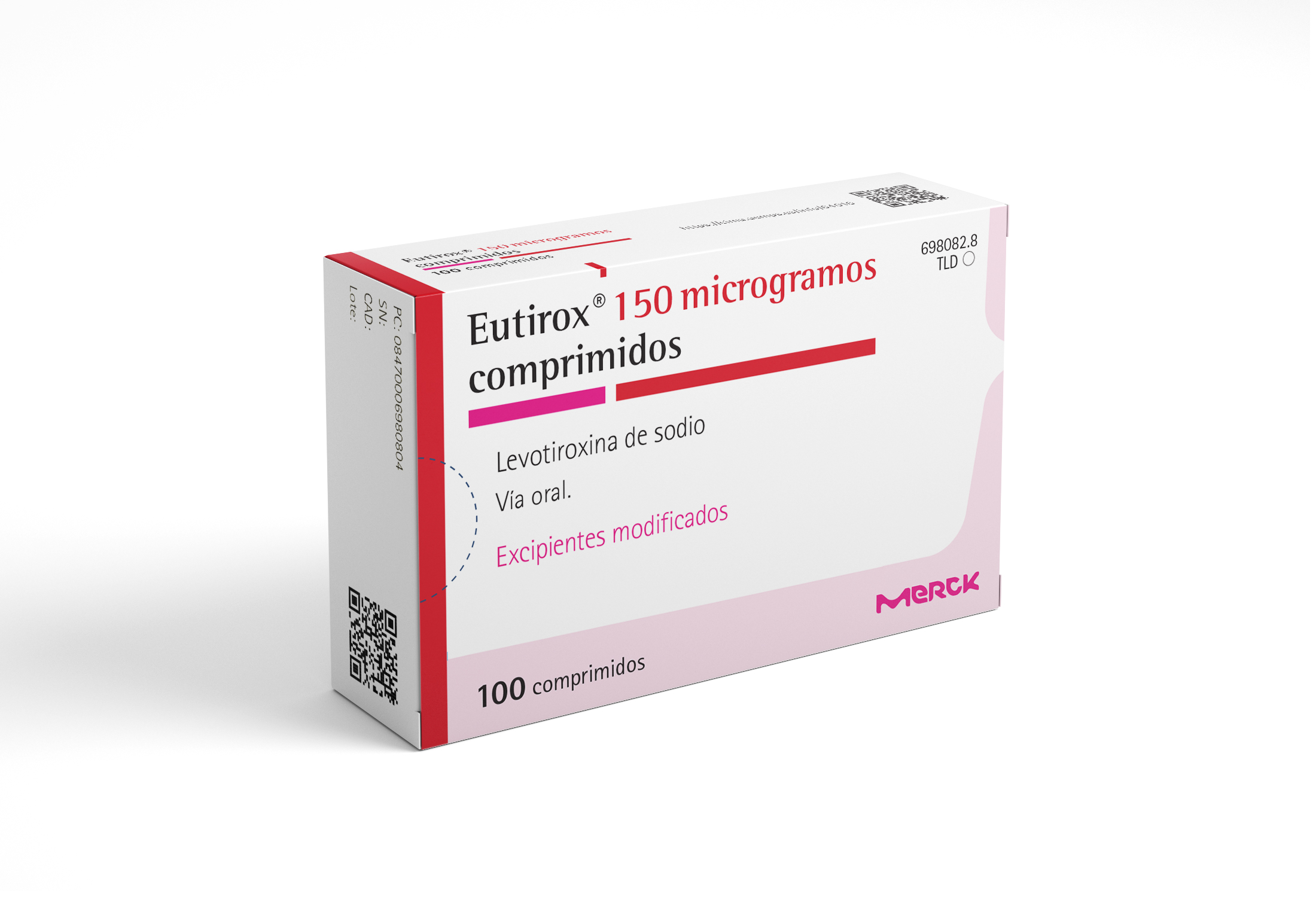 EUTIROX 150 microgramos 100 COMPRIMIDOS