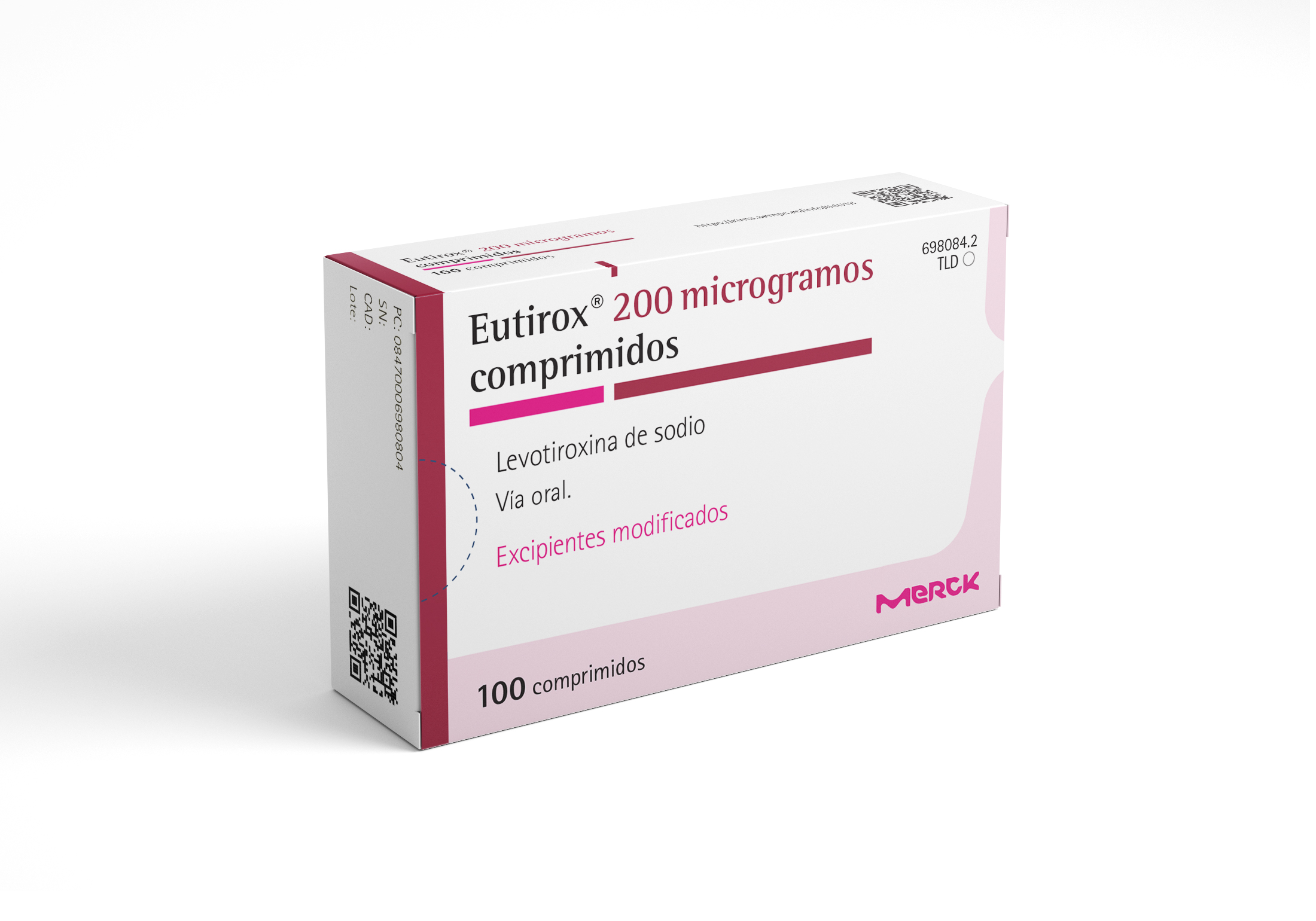 EUTIROX 200 microgramos 100 COMPRIMIDOS
