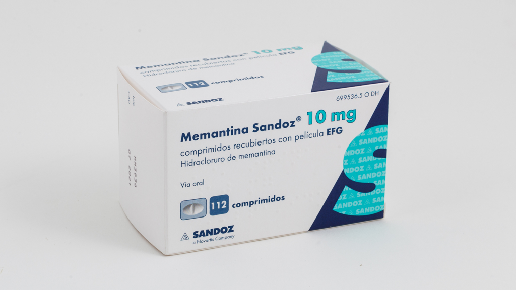 MEMANTINA SANDOZ EFG 10 mg 112 COMPRIMIDOS RECUBIERTOS